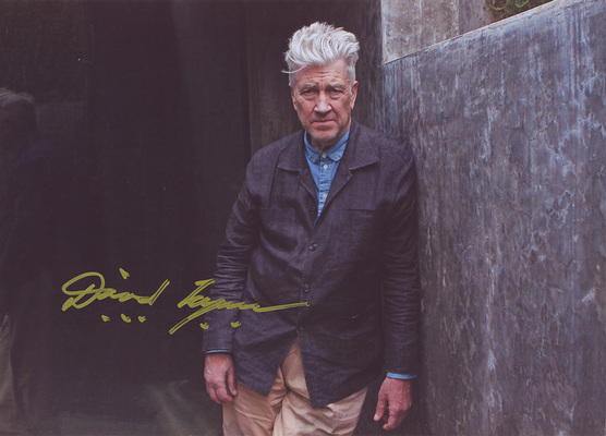 Фотография с автографом культового американского режиссера и актера Дэвида Линча.